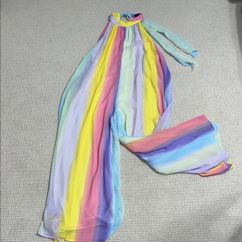 Vici Multicolor Striped Jumpsuit
